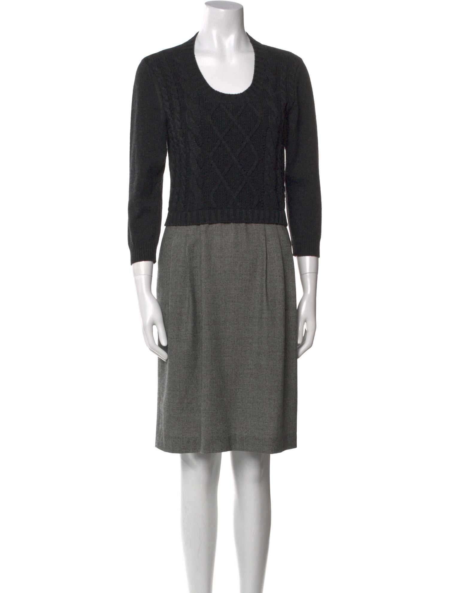 Weekend Max Mara Wool Knee-Length Dress