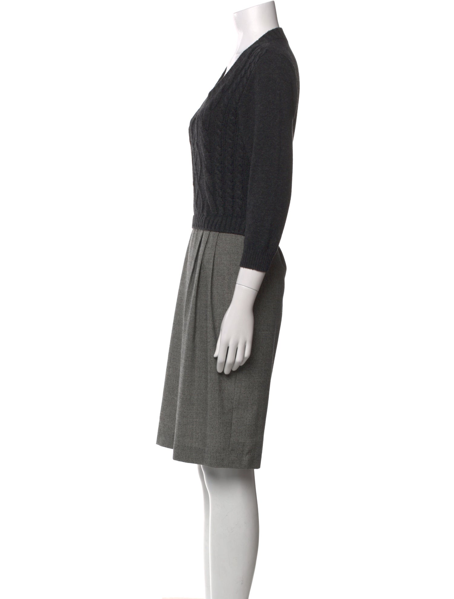 Weekend Max Mara Wool Knee-Length Dress