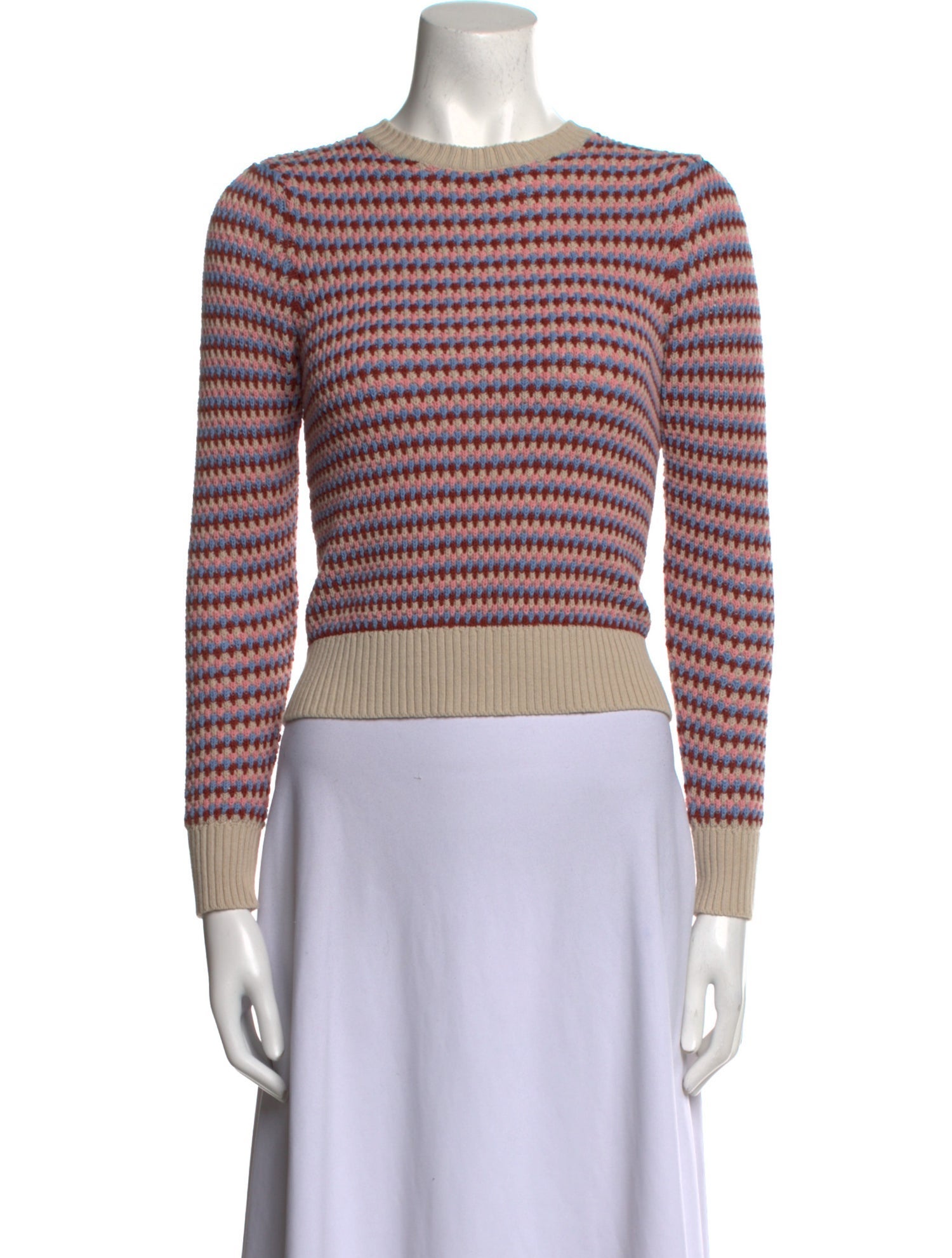 Weekend Max Mara Striped Crew Neck Sweater
