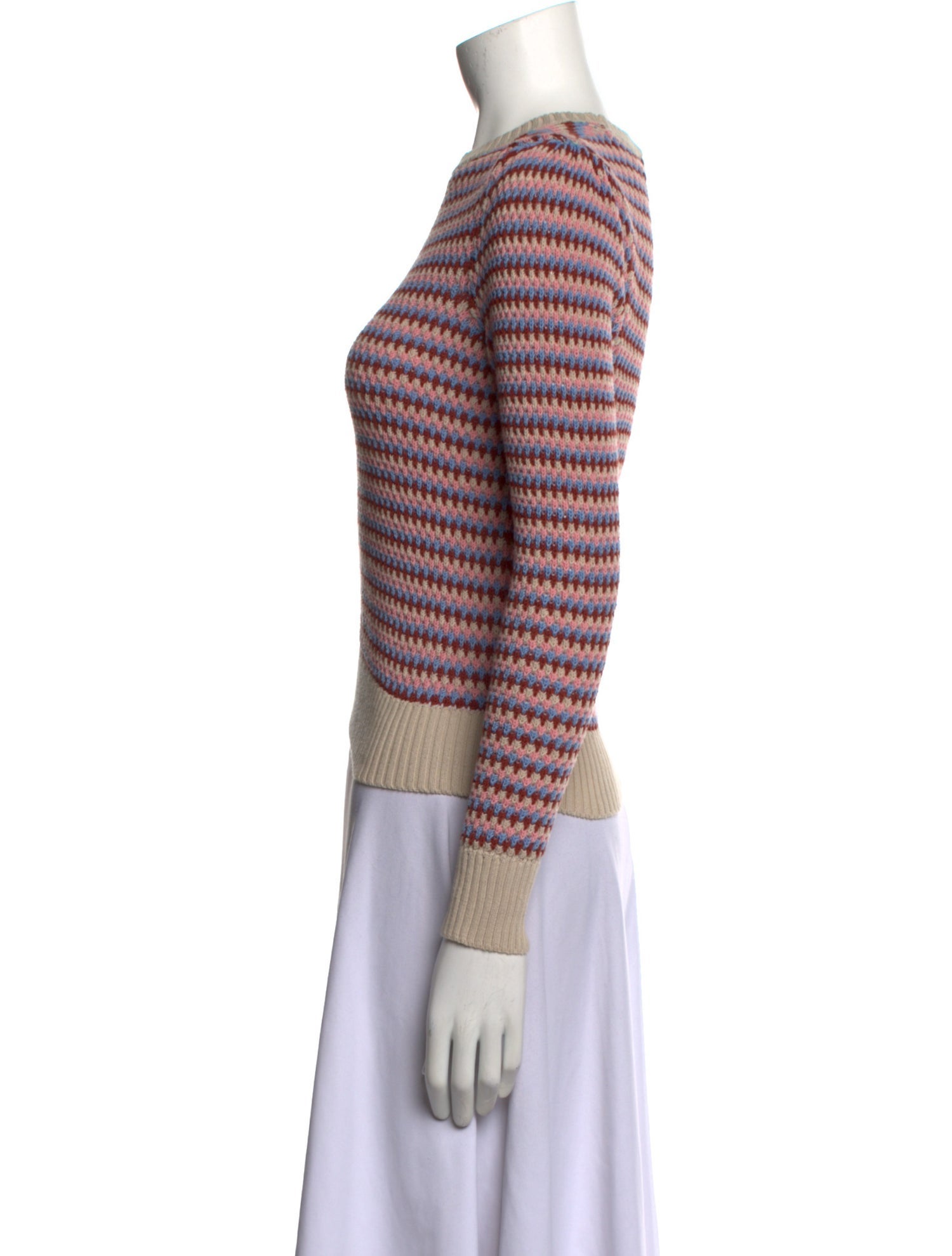 Weekend Max Mara Striped Crew Neck Sweater