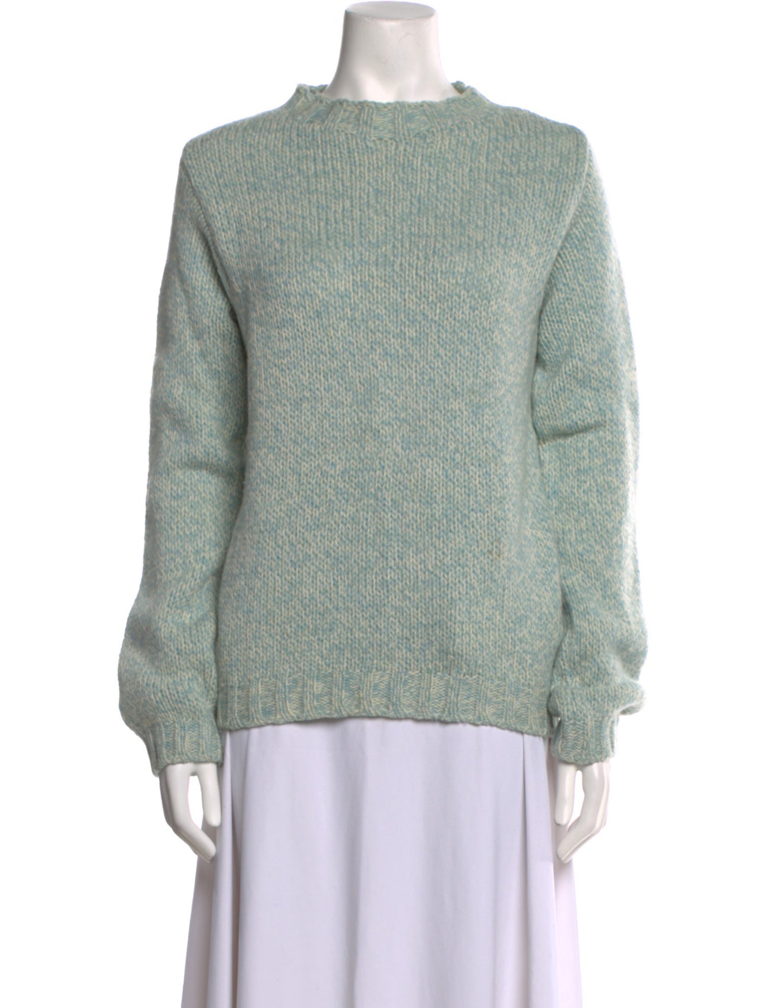 Weekend Max Mara Virgin Wool Mock Neck Sweater