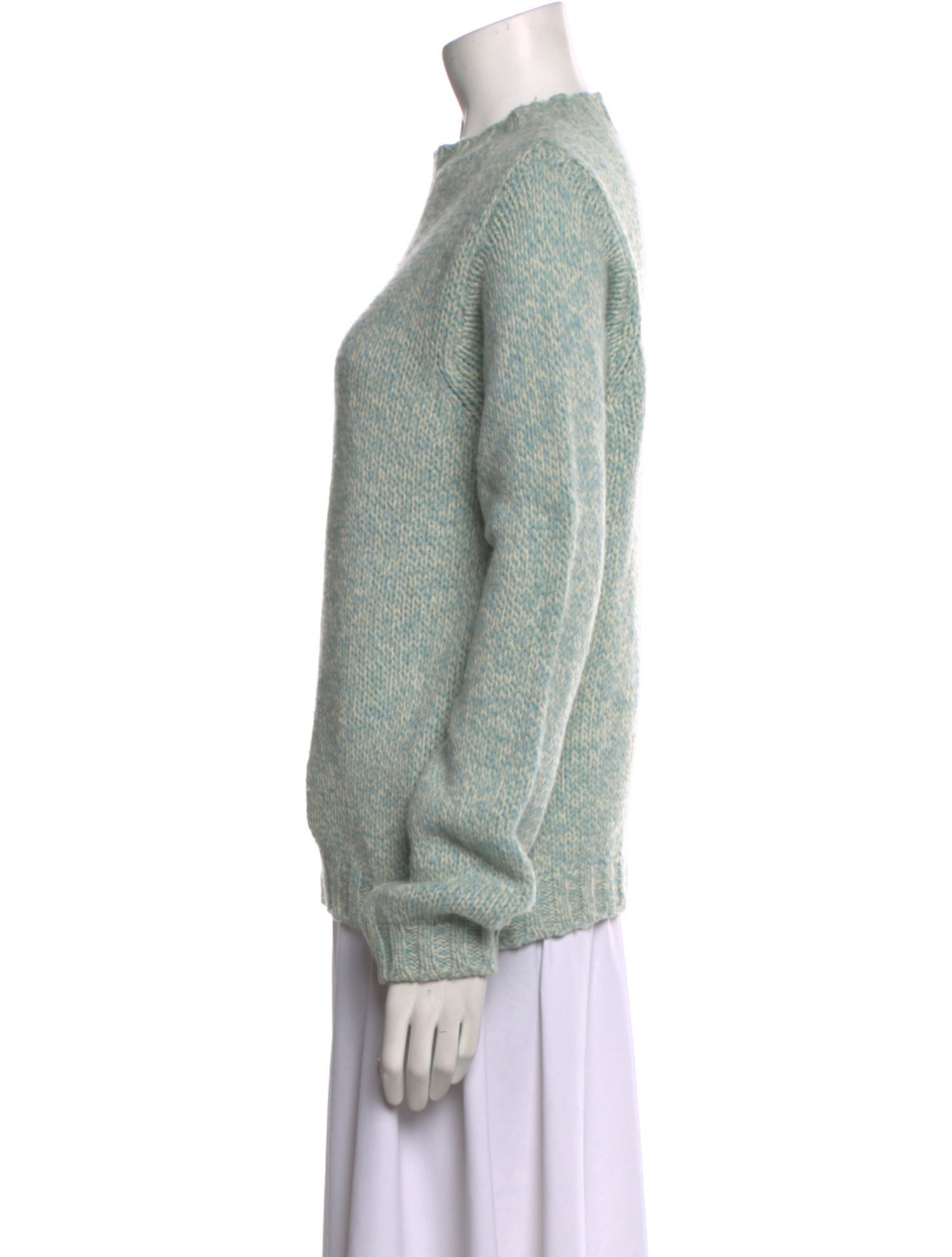 Weekend Max Mara Virgin Wool Mock Neck Sweater