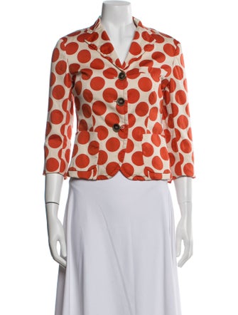 Weekend Max Mara Polka Dot Print Blazer