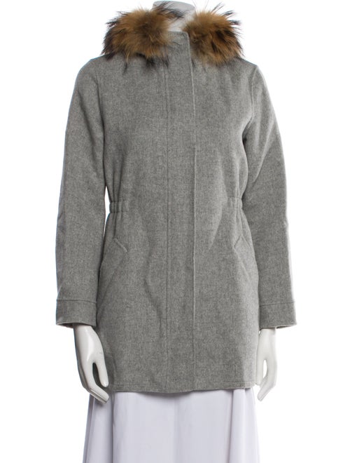 Weekend Max Mara Virgin Wool Faux Fur Jacket