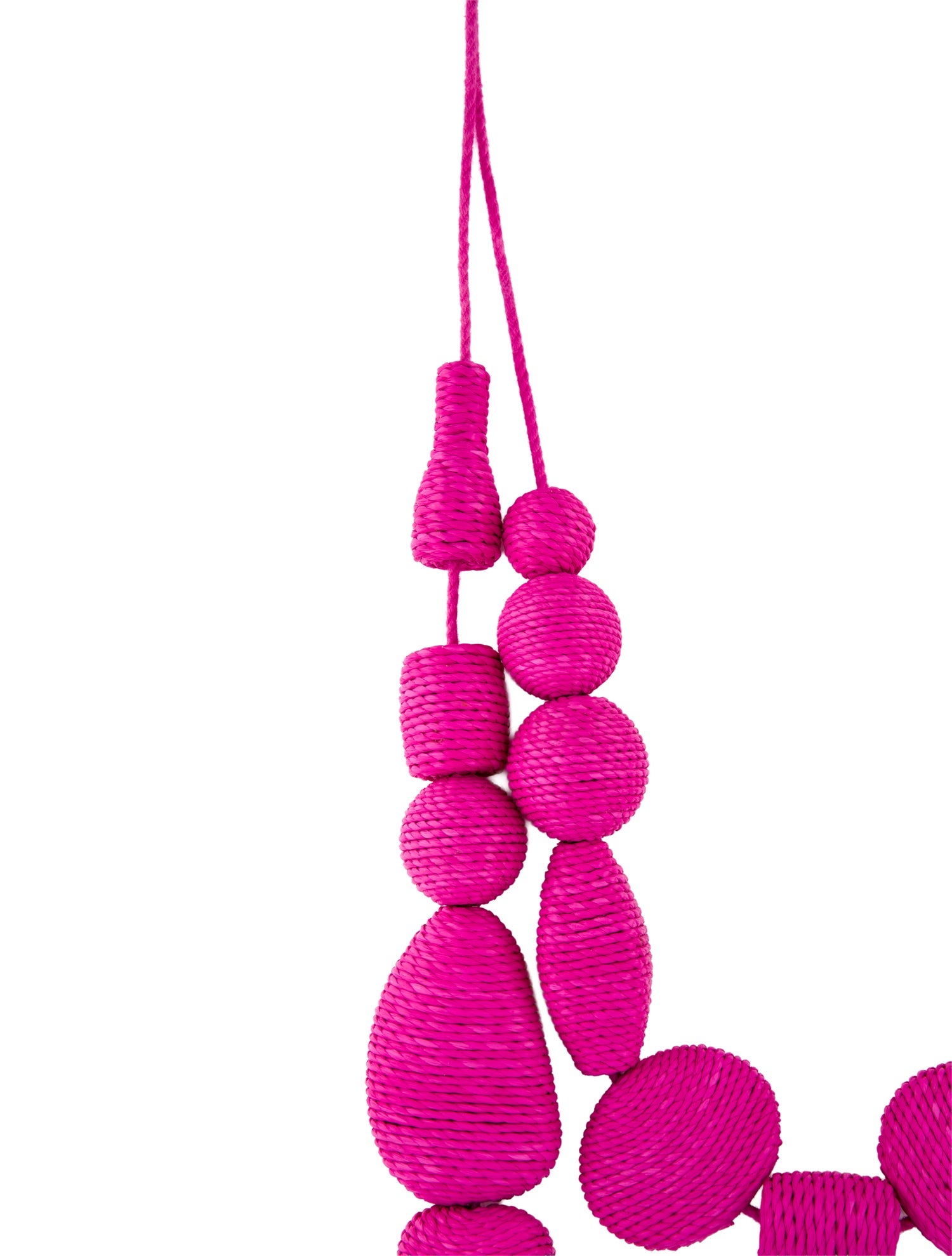 Weekend Max Mara Raffia Double Strand Necklace