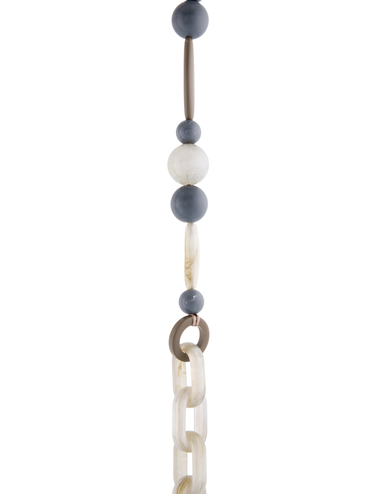 Weekend Max Mara Resin Long Bead Strand Necklace