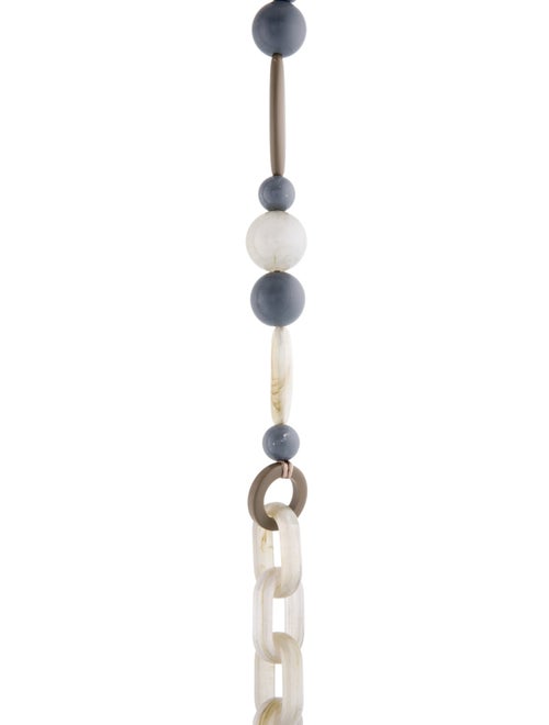 Weekend Max Mara Resin Long Bead Strand Necklace