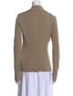 Weekend Max Mara V-Neck Long Sleeve Button-Up Top