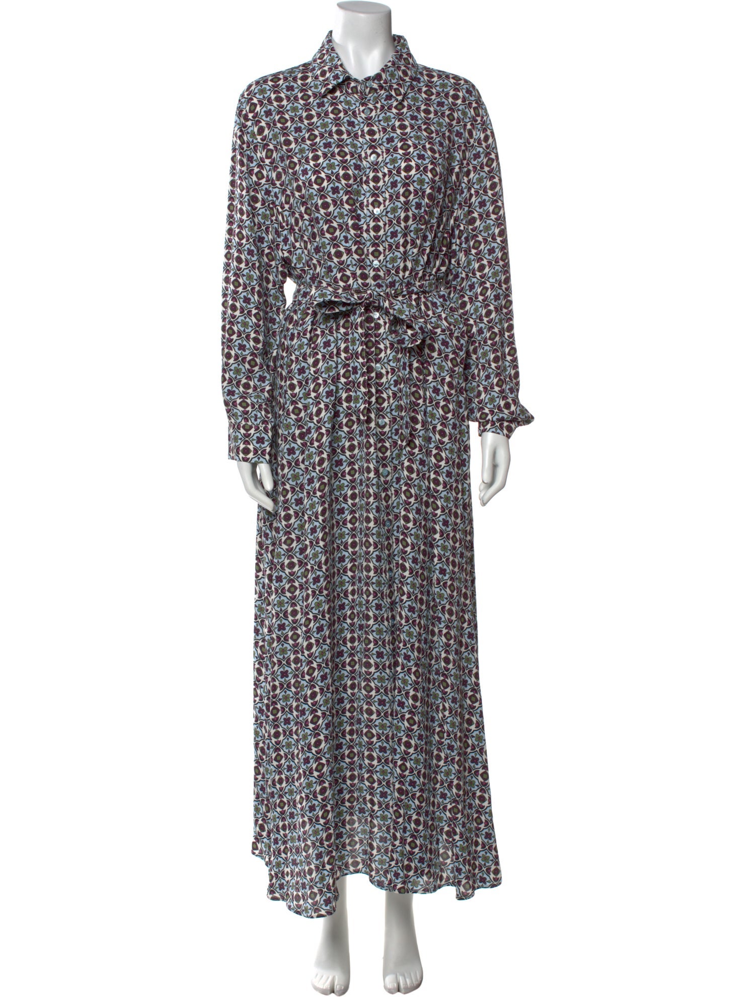 Weekend Max Mara Printed Long Dress w/ Tags