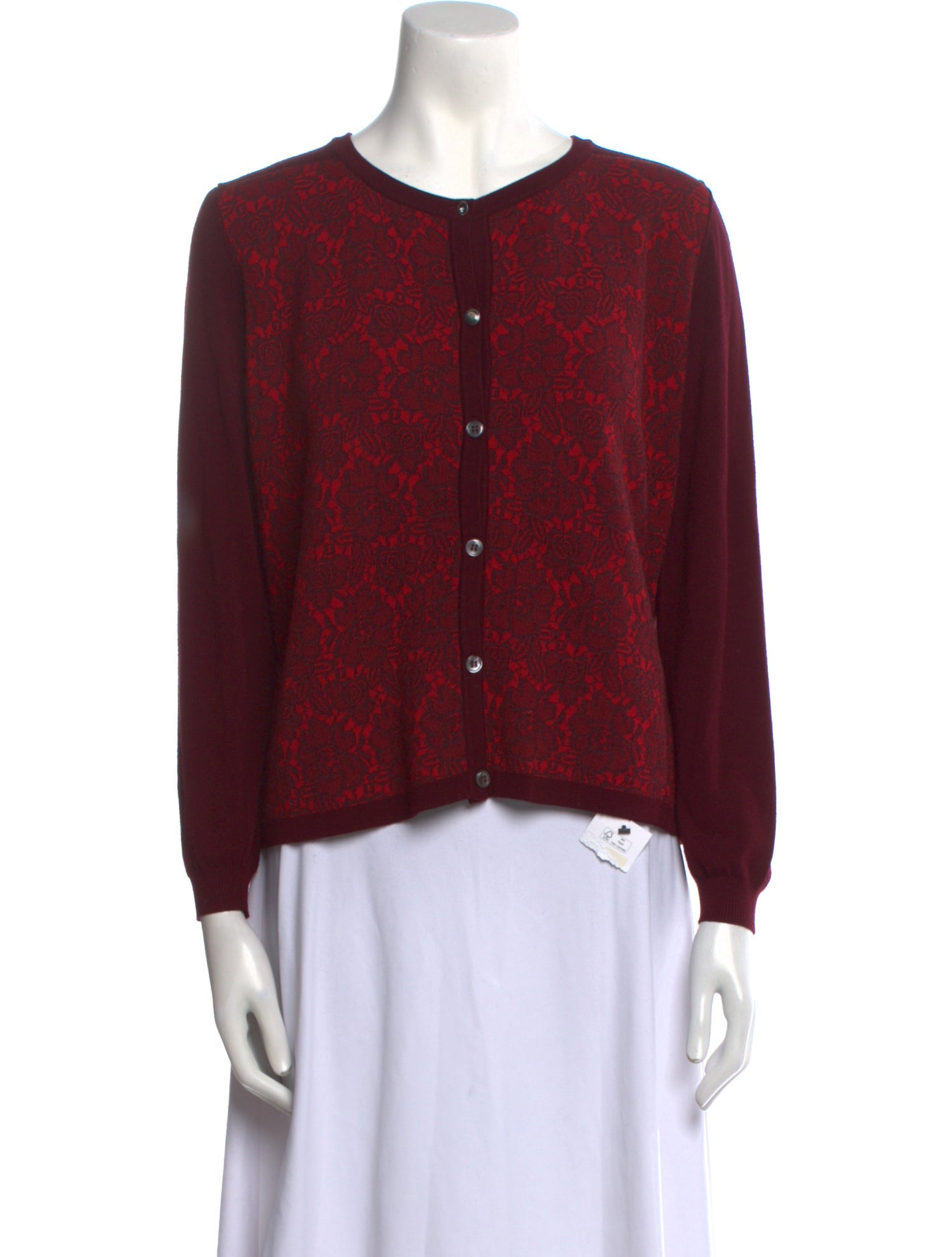 Weekend Max Mara Printed Crew Neck Sweater