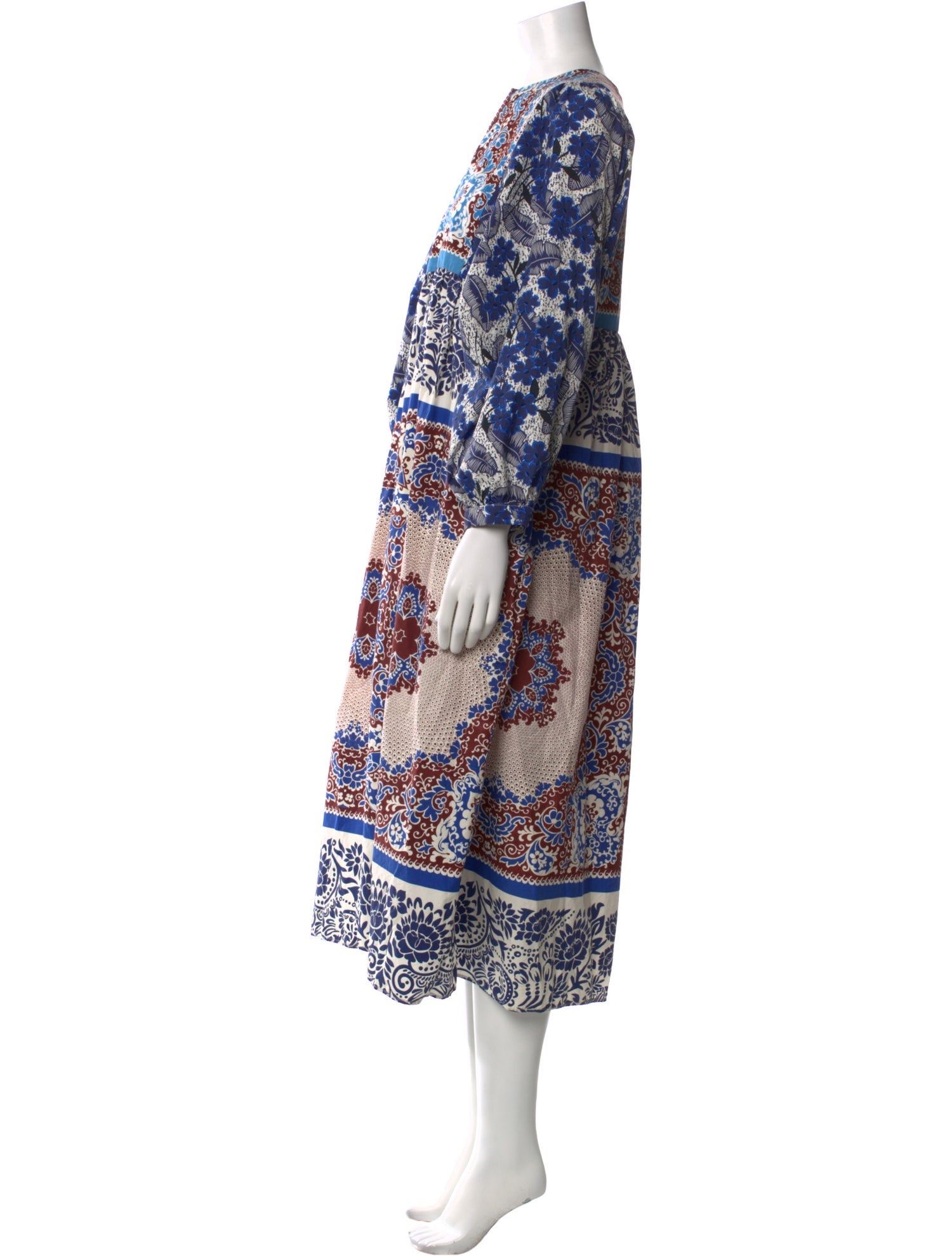 Weekend Max Mara Paisley Print Long Dress