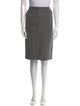 Weekend Max Mara Virgin Wool Knee-Length Skirt