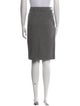 Weekend Max Mara Virgin Wool Knee-Length Skirt