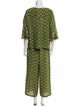 Weekend Max Mara Silk Printed Pant Set