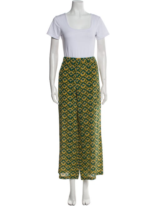 Weekend Max Mara Silk Printed Pant Set