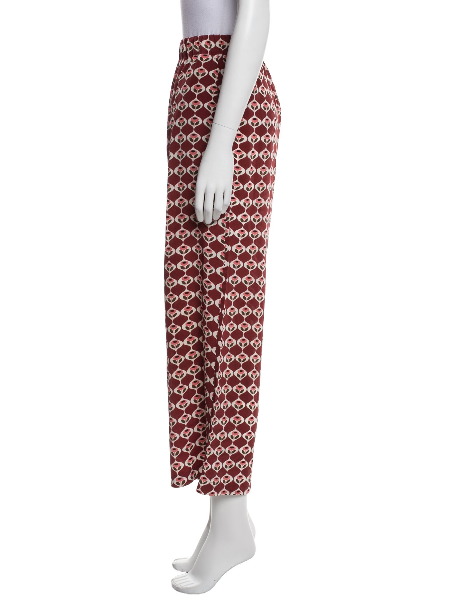 Weekend Max Mara Printed Wide Leg Pants