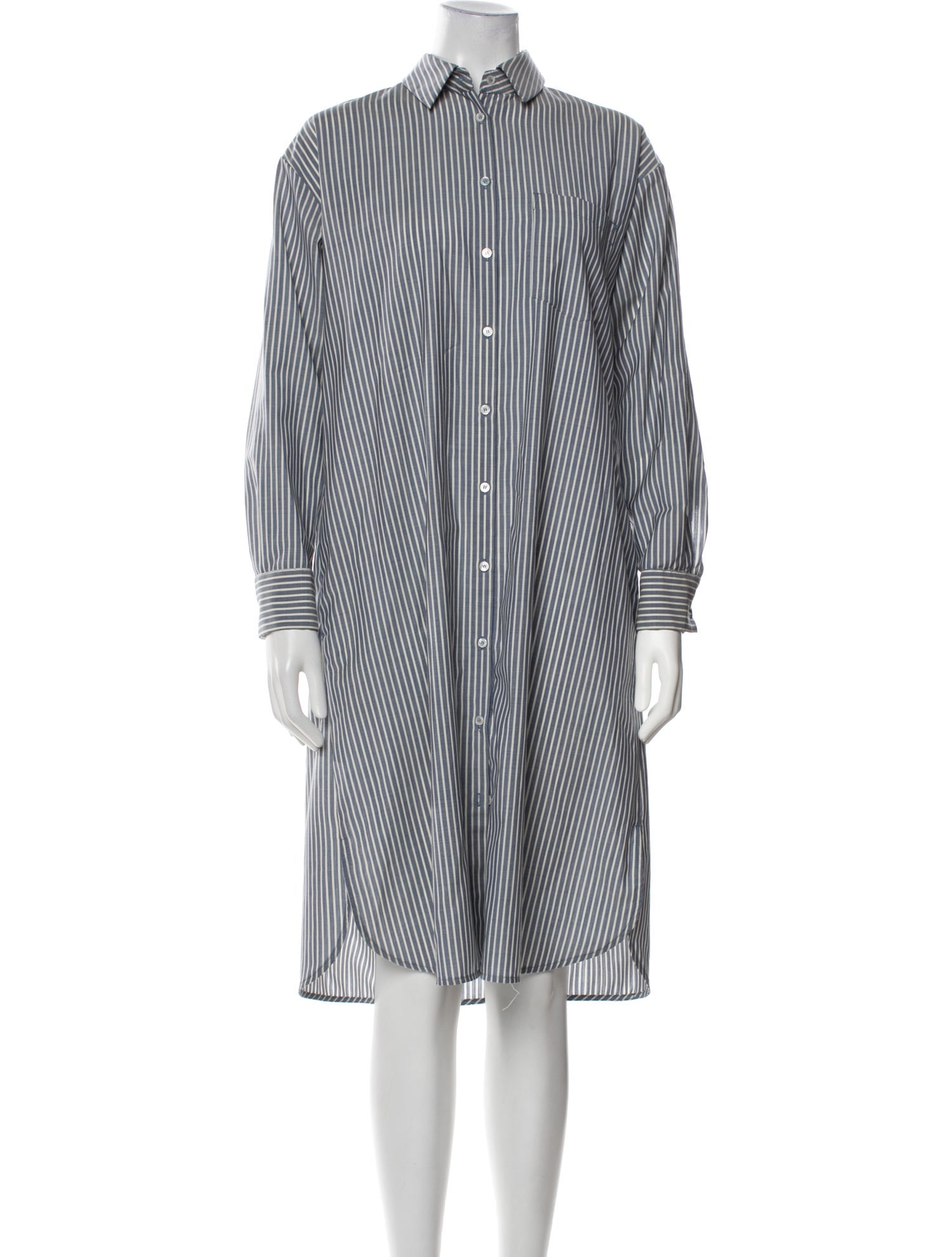 Weekend Max Mara Striped Midi Length Dress