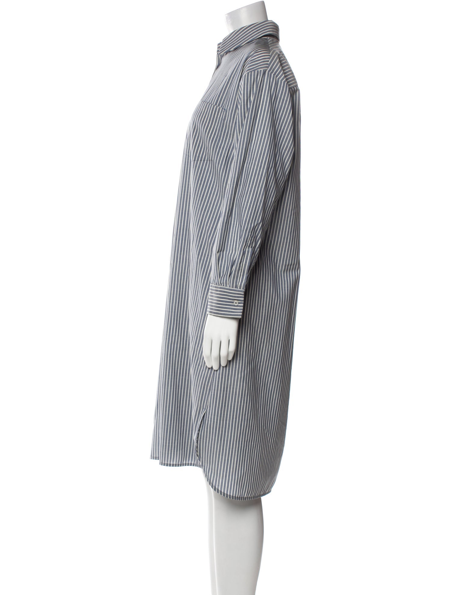 Weekend Max Mara Striped Midi Length Dress