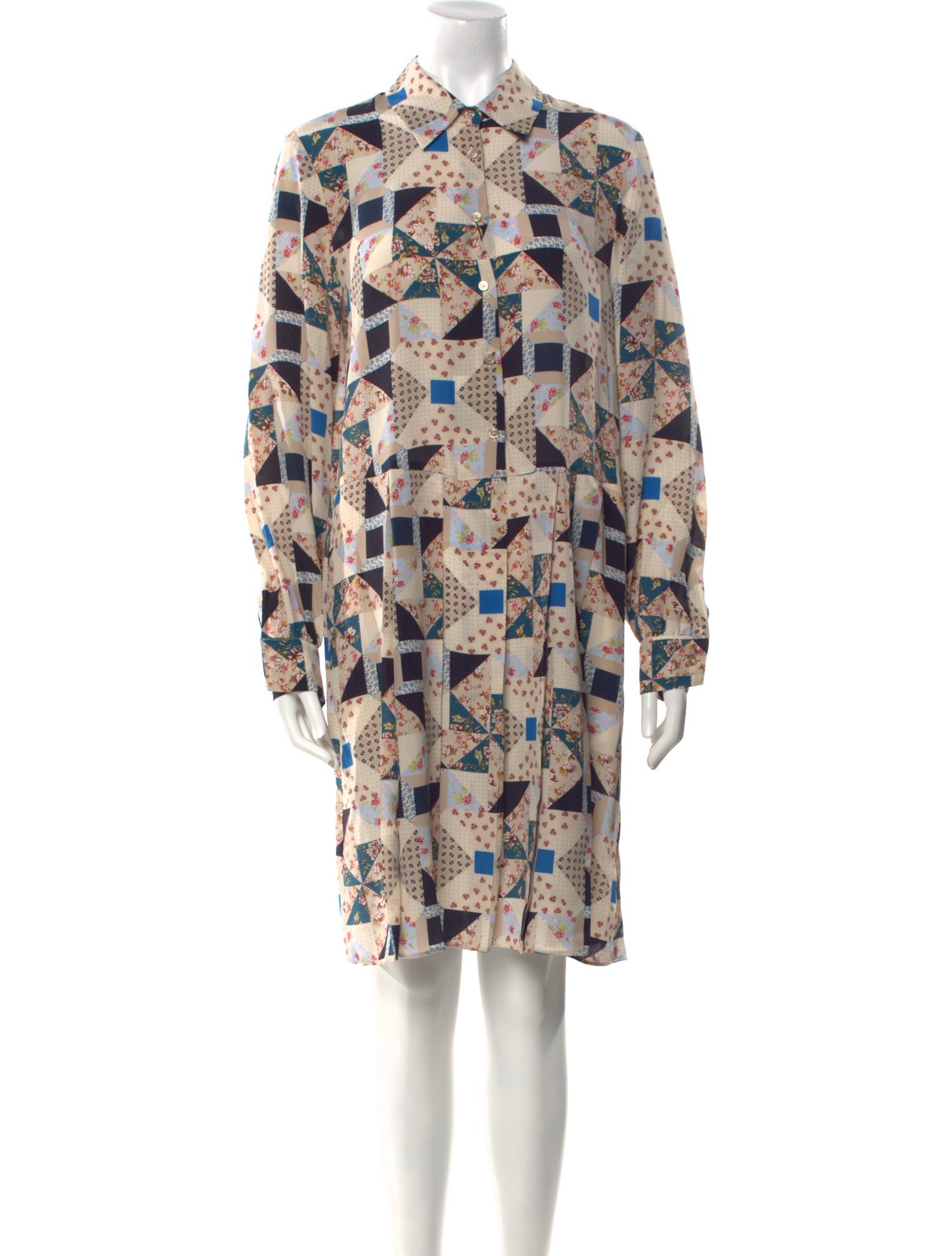 Weekend Max Mara Silk Knee-Length Dress