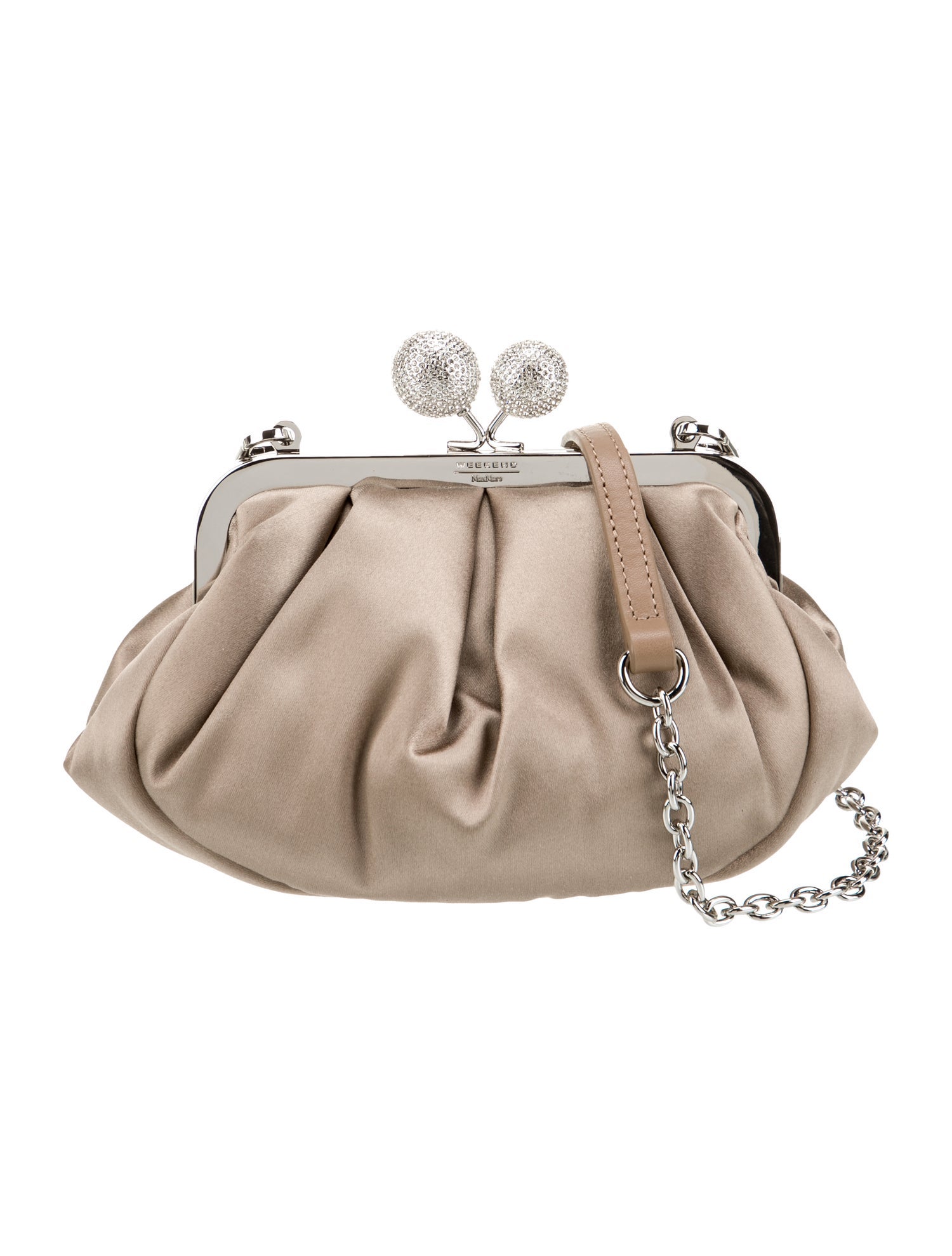 Weekend Max Mara Satin Evening Bag