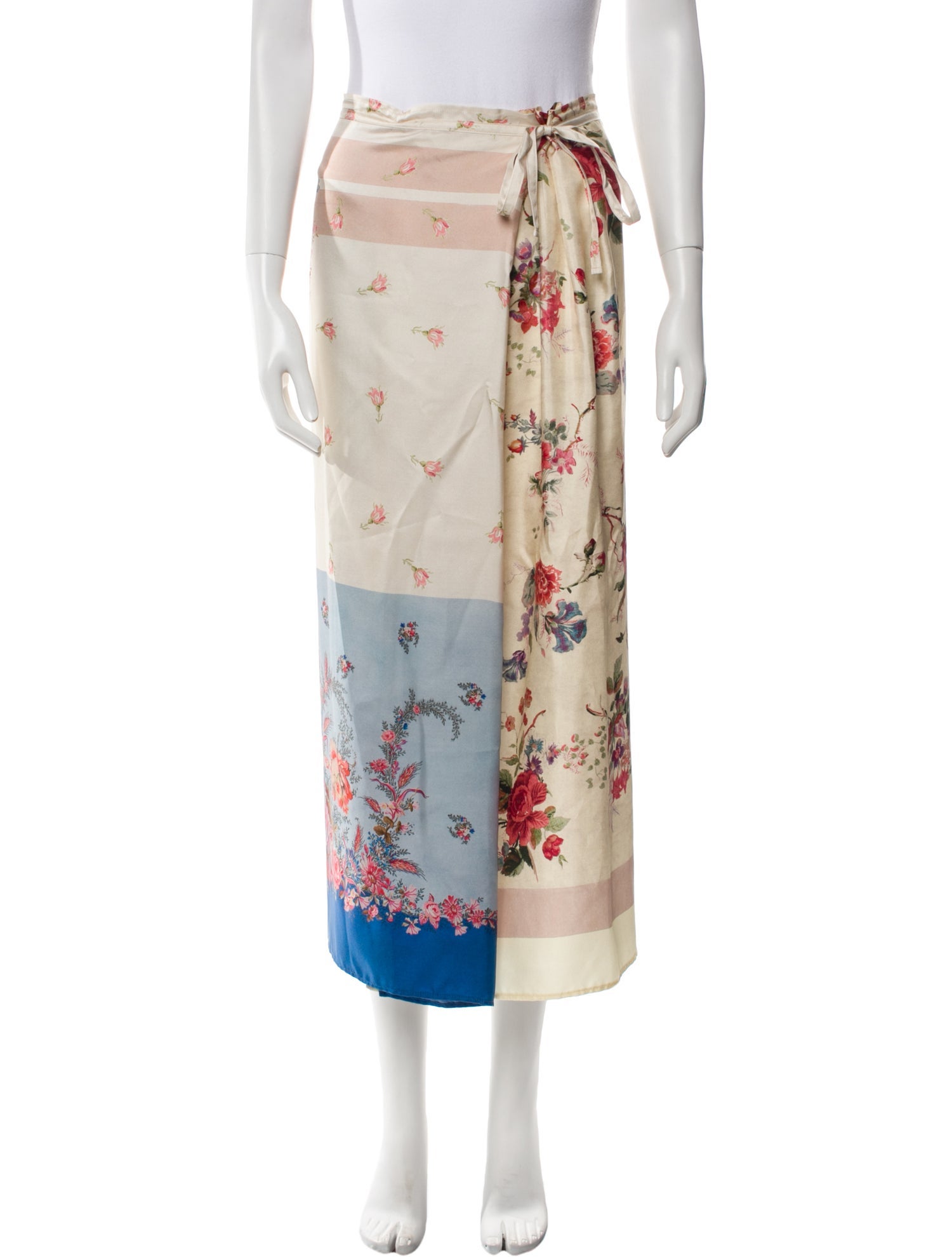 Weekend Max Mara Silk Midi Length Skirt w/ Tags