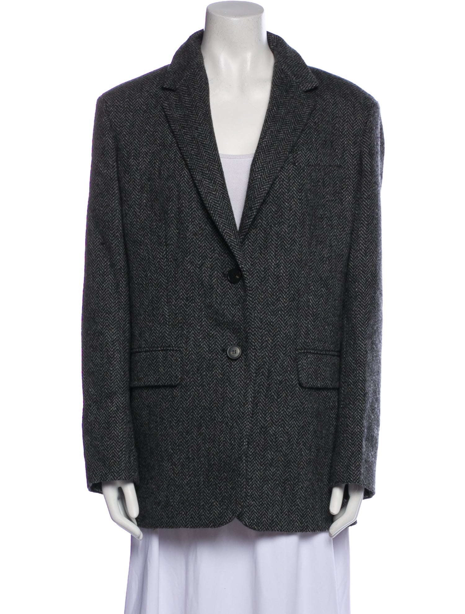 Weekend Max Mara Virgin Wool Printed Blazer