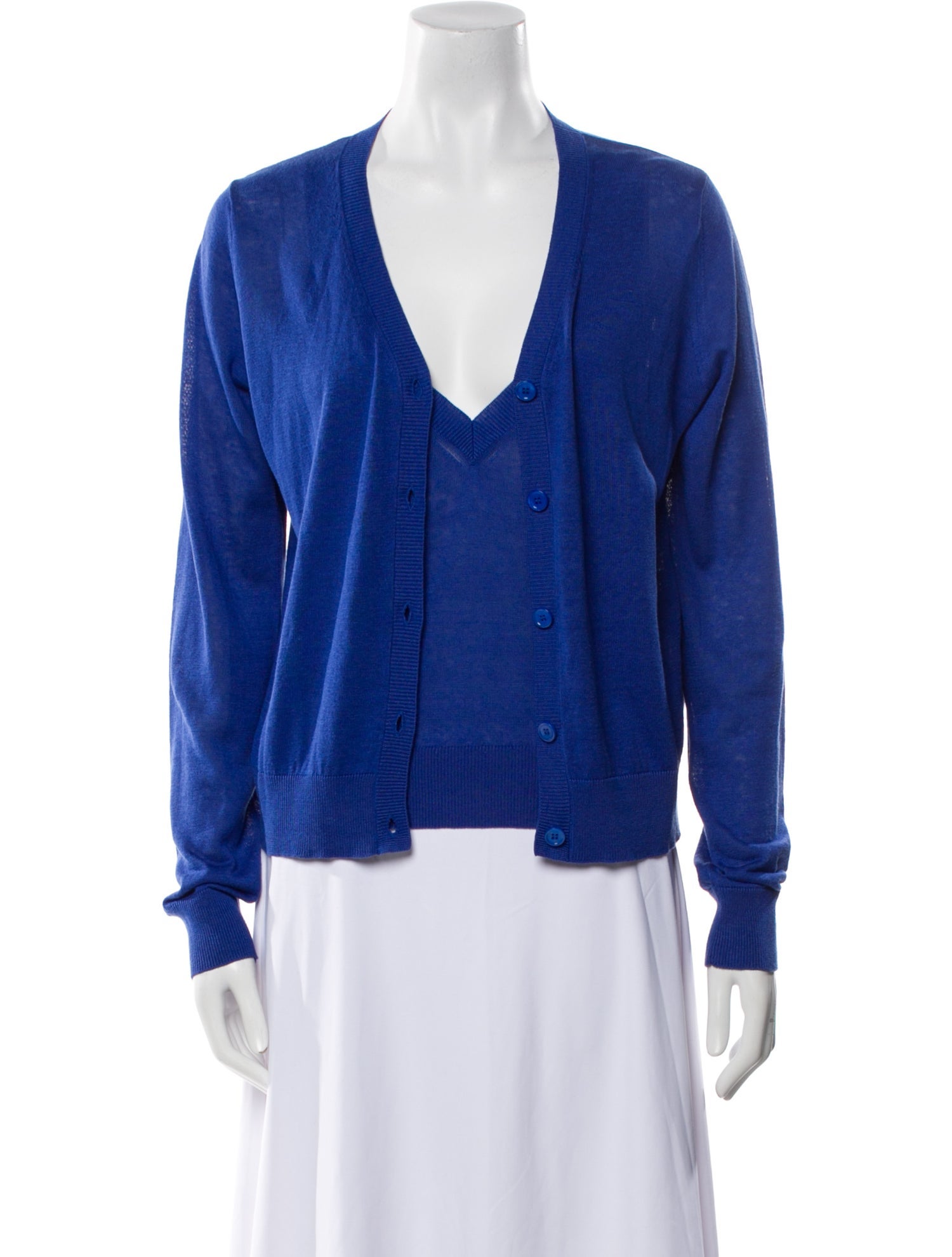 Weekend Max Mara Silk V-Neck Blouse w/ Tags