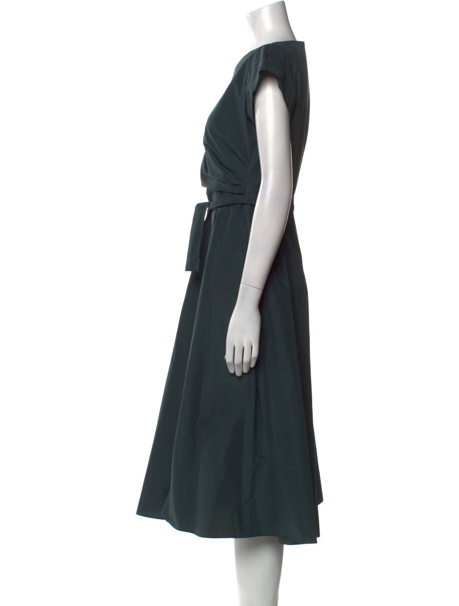 Weekend Max Mara Bateau Neckline Midi Length Dress