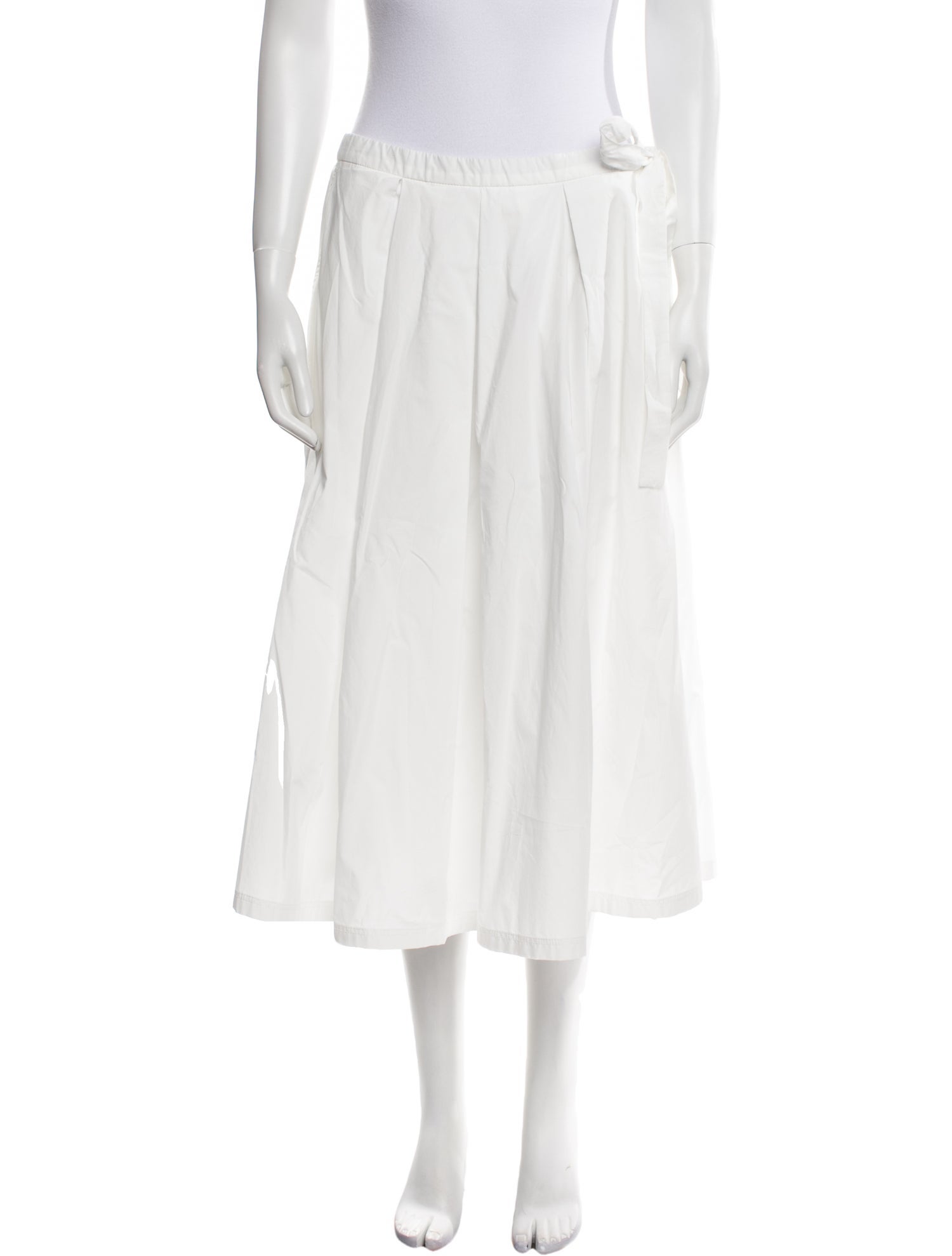 Weekend Max Mara Pleated Accents Midi Length Skirt w/ Tags