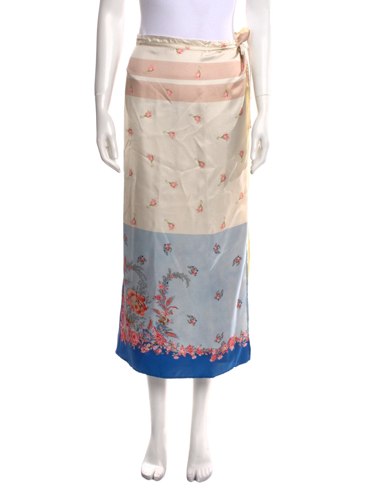 Weekend Max Mara Silk Midi Length Skirt w/ Tags