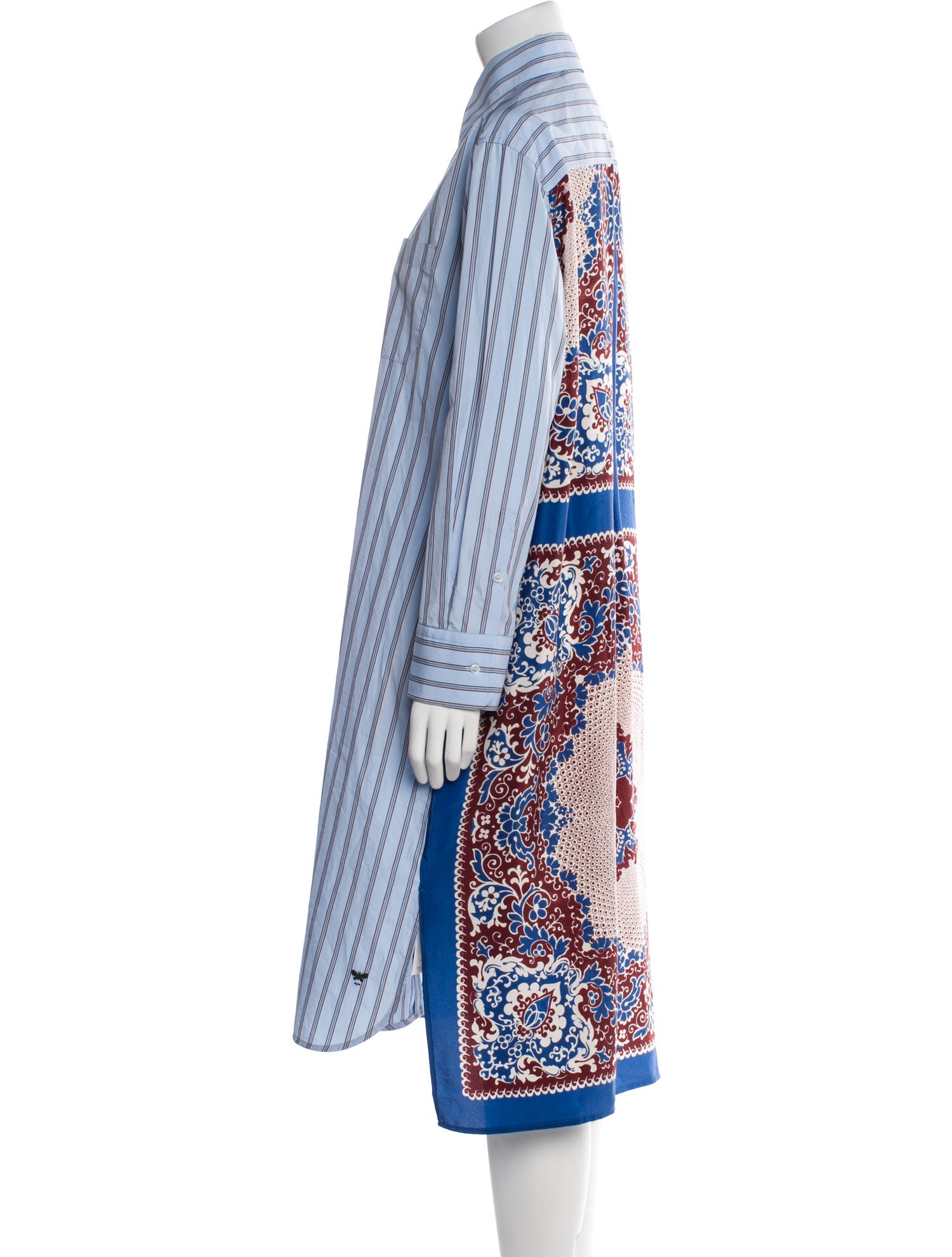 Weekend Max Mara Striped Midi Length Dress