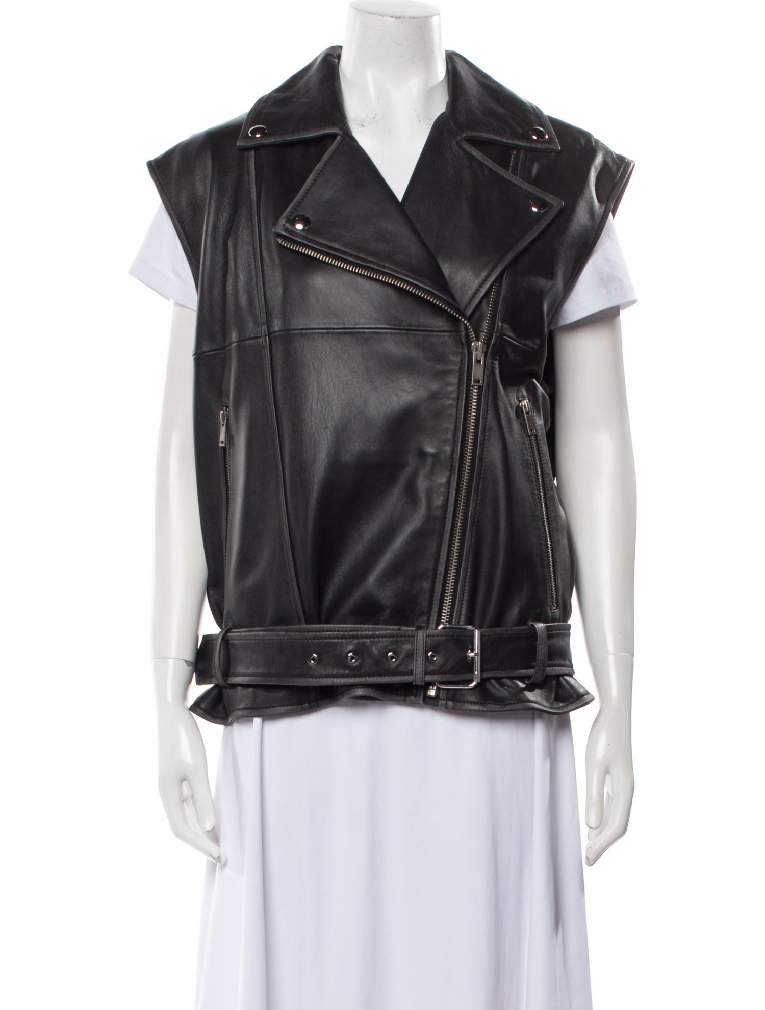 Weekend Max Mara Lamb Leather Vest