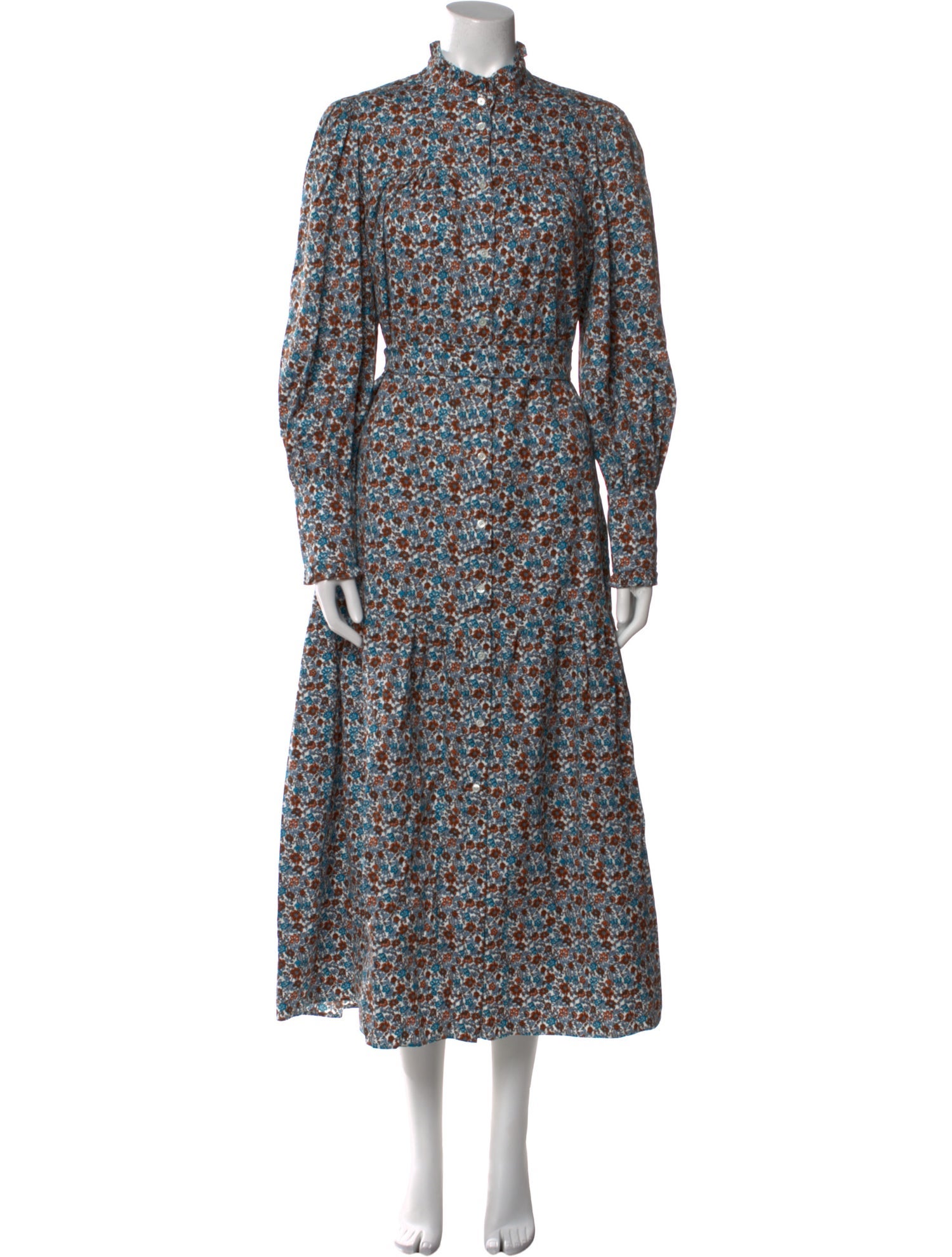 Weekend Max Mara Floral Print Long Dress