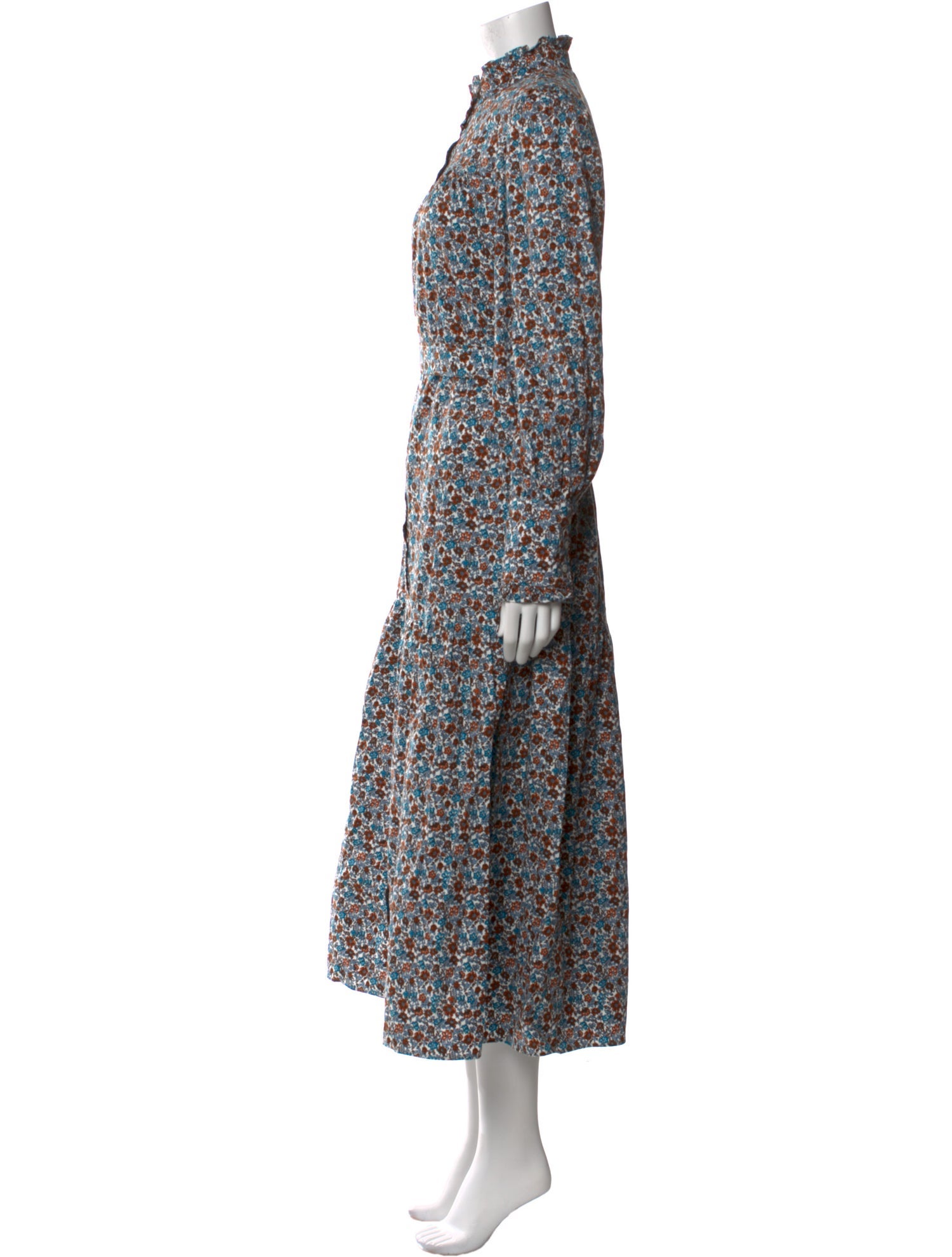 Weekend Max Mara Floral Print Long Dress
