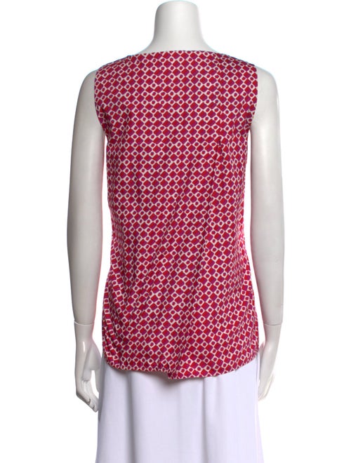 Weekend Max Mara Printed Bateau Neckline Tunic