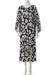 Weekend Max Mara Floral Print Long Dress