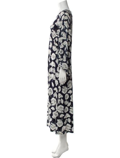 Weekend Max Mara Floral Print Long Dress