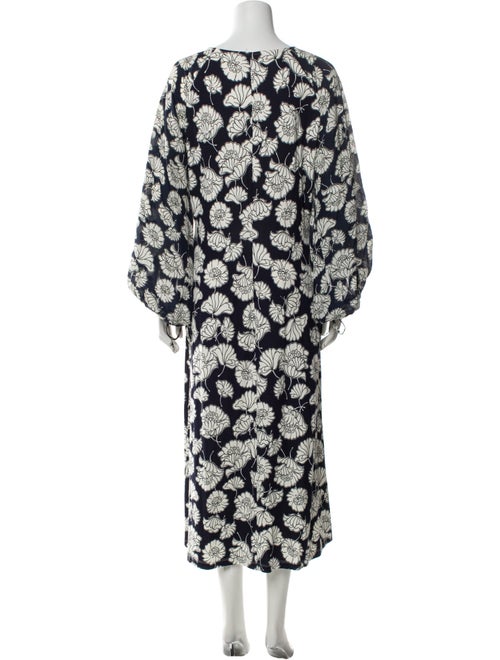 Weekend Max Mara Floral Print Long Dress