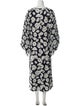 Weekend Max Mara Floral Print Long Dress