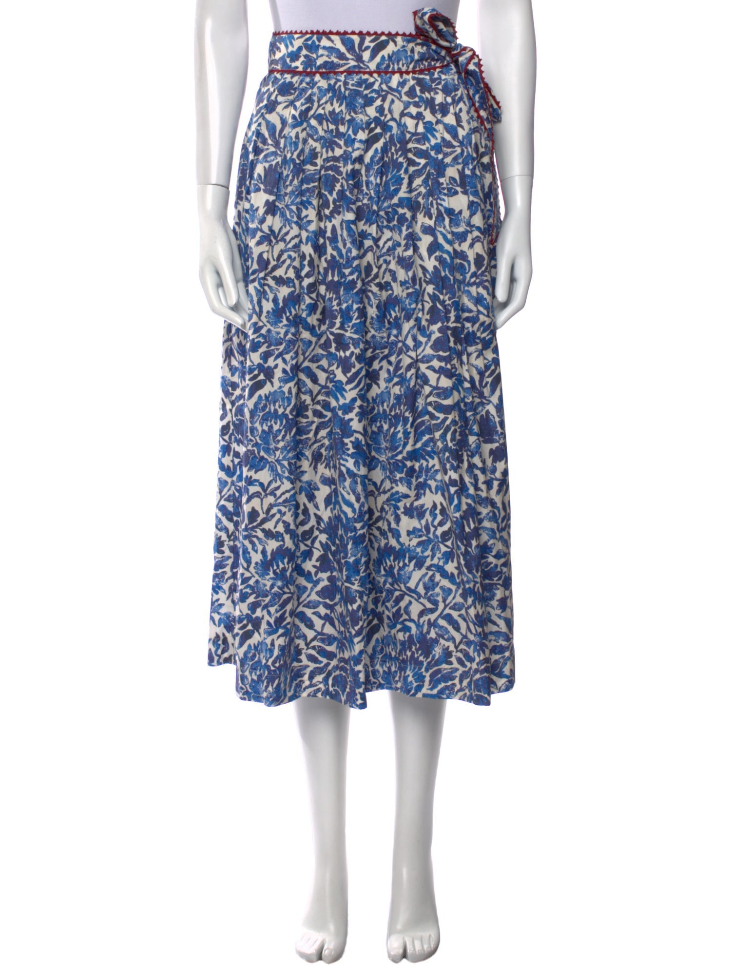 Weekend Max Mara Floral Print Midi Length Skirt