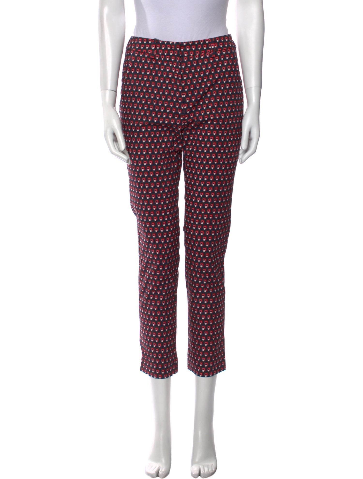 Weekend Max Mara Printed Straight Leg Pants w/ Tags