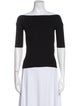 Weekend Max Mara Off-The-Shoulder Three-Quarter Sleeve Top