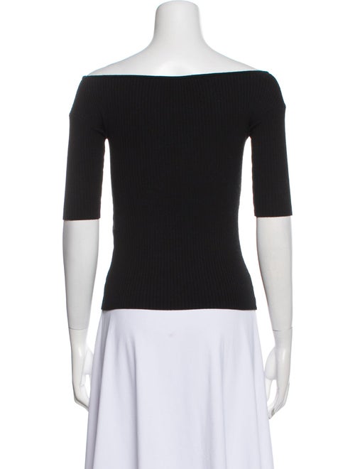 Weekend Max Mara Off-The-Shoulder Three-Quarter Sleeve Top