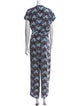 Weekend Max Mara Silk Printed Jumpsuit
