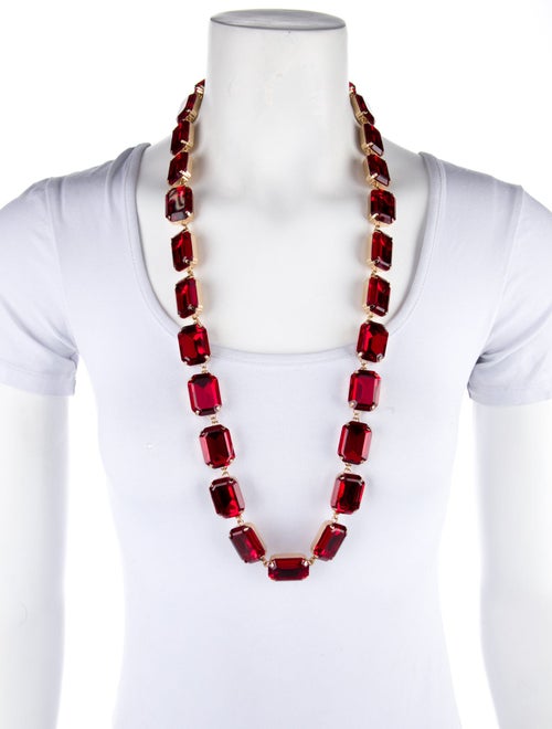 Weekend Max Mara Crystal 'Zanzero' Station Necklace