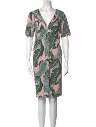 Weekend Max Mara Printed Knee-Length Dress