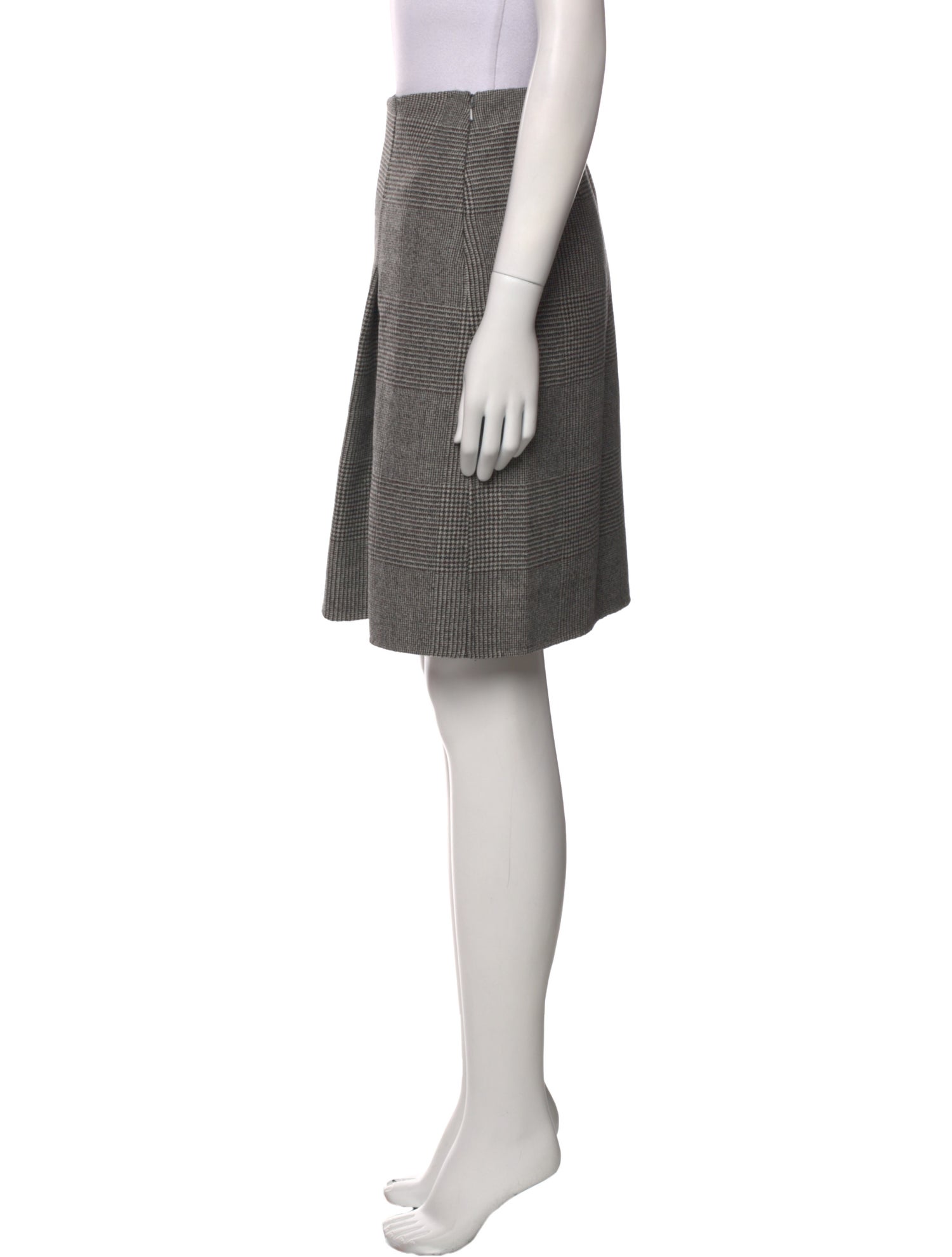 Weekend Max Mara Virgin Wool Knee-Length Skirt