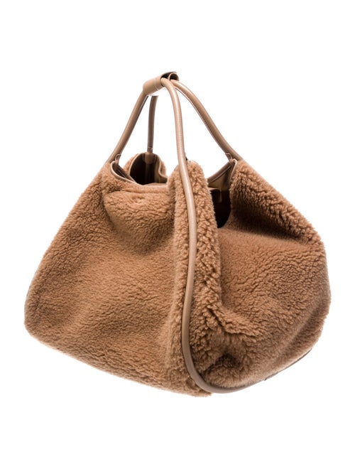 Weekend Max Mara Faux Fur Top Handle Bag