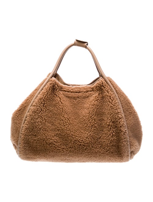 Weekend Max Mara Faux Fur Top Handle Bag
