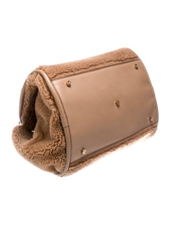 Weekend Max Mara Faux Fur Top Handle Bag